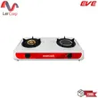 (Eve) 2-Burner Gas Cooktop, Tabletop Gas Stove with Gas and Infrared Burner Mix HP70-1IR1BB/MSE image 1