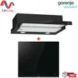 (Gorenje) Built-in Range Hood TH64E4BG + 4 Zone Induction Cooktop 60 cm Model GI6401BC image 1