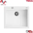 (Teka) Synthetic Granite Undermount Single Basin Kitchen Sink ForSquare 50.40 TG AUTO White image 1