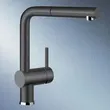 (HAFELE) BLANCO LINUS-S Faucet (495.50.026) Anthracite image 1