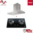 (TEKA) Range Hood LDH 90 + Gas Cooktop GL 73 2G AI AL 2TR image 1