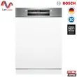 (Bosch) Series 4 Semi-Integrated Dishwasher 60 cm Stainless Steel Model SMI4EVS08E image 1