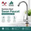 (Dinosaur) Single Counter Sink Faucet DINOFAUCET03 SILVER image 1
