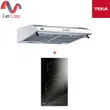 (TEKA) Range Hood Model C 605 + 2-Burner Induction Cooktop Model IBS 32920 TCS image 1