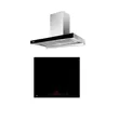(Eve) Electric Hob HB60-4INDIVS/TC + Cooker Hood HC-HEE35C-60 image 1