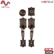 (Hafele) Zinc Alloy Door Lock Handle Standard Model Antique Copper (489.94.358) image 1