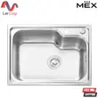 (Mex) Single Bowl Drop-In Sink MESTER CSX56-NC Silver image 1
