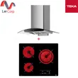 (TEKA) Chimney Hood Model NCW 90 T30 + Ceramic Cooktop Model TB 6304 image 1