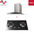 (TEKA) Range Hood Model LDA TC 90.1 + Gas Cooktop Model G 78 2G AI AL image 1