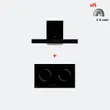(Eve) Wall-mounted Range Hood HC-LOFTBOX/90 + Induction Cooktop HB73-2IND/TC V2 image 1