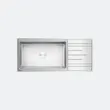 (EVE) Stainless Steel Sink 1 Bowl 1 Drainboard DELTA 1160500 LH image 1
