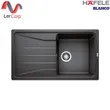 (HAFELE) Single Bowl Kitchen Sink with Drainboard, SONA 5 S Model, Anthracite Color (495.39.414)(570.29.330) image 1