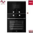 (Teka) Electric Oven Model HLB 8416 BK Air Fryer + Microwave & Grill Built-in Ceramic Base 22 Liters Black Model ML 8220 BIS L/R image 1