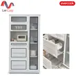 (evercook) 铝制餐具厨具柜 白色黑色边框门 100x189厘米 Dura-Pod Cupboard 9（成品） 图片 1