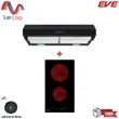 (Eve) Built-in Ceramic Hob HB30-2CEM/SC + Built-in Range Hood HF-BK102AT-60 with Free Carbon Filter image 1