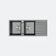 KNOX 1160/500 GREY Granite Kitchen Sink, 2 Bowls (Grey) image 1