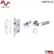 (Hafele) Lever Handle Bathroom Door Chrome Gray (489.11.049) image 1