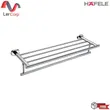 (Hafele) Mesh Shelf with Towel Rail 595 mm. Model ECO II (499.98.231) image 1