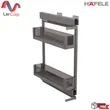 (Hafele) Pull-Out Basket 150 mm Width with Bottle Divider Champagne Glass Edge (495.35.338) image 1