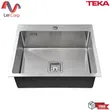 (Teka) Single Bowl Square Sink TEKA Model TQ 50 Stainless Steel with Free Cold Water Faucet image 1