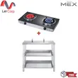 (MEX) Special Set Tabletop Combination Cooker with Cooker Stand, Model PC6892IG + SH8071-1 image 1