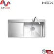 (MEX) Single Bowl Drop-In Sink with Drainboard SCS1001 image 1