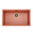 (MEX) METRIX TEM100CY Single Bowl Sink, Synthetic Ceramic, Brick Orange image 1