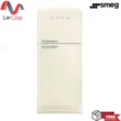 (Smeg) 50's Retro Style Refrigerator Model FAB50RCR5 Cream Color image 1