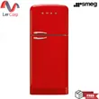 (Smeg) 50's Retro Style Refrigerator Model FAB50RRD5 Red image 1