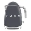 (Smeg) Electric Kettle 50's Style Aesthetic KLF03GREU Black image 1