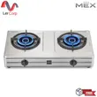 (Mex) Table-top Gas Cooker 2 Large Brass Burners with Black Coating Model PC5672GX image 1