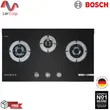 (BOSCH) Serie 4 Gas Cooktop 3 Burners 78 cm Tempered Glass Counter-Mounted Model PMD83A31AX image 1