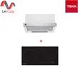 (TEKA) Range Hood Model EL 60 + 2-Burner Ceramic Glass Built-in Hob Model VE2 Horizontal image 1