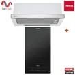 (Teka) EL 60 SS V2 Range Hood + VI2.1 SSM BK INDUCTION Cooktop image 1