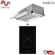 (Mex) MEX Slim Line Range Hood Model SL26 + MEX Ceramic Base Electric Cooktop Model HVC232 image 1
