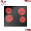 (Teka) Electric Cooktop 4 Zone 60 cm Model VE 4 Q BK image 1
