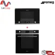 (Smeg) Oven Model SO6102TN + Microwave Oven MP122N1 Black image 1