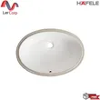 (Hafele) Undermount Oval Washbasin 605 mm RHINE II Model (495.60.884) image 1