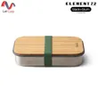 (Element72) BLACK + BLUM Stainless Steel Sandwich Box, STAINLESS STEEL SANDWICH BOX Model, Olive Color image 1