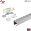 (Hafele) Silent 160/A Sliding Door Hardware (499.72.061) + Aluminum Top Rail 2 m. (160 kg) (499.40.052)(499.72.063) image 1