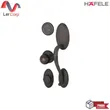 (Hafele) Zinc Alloy Door Handle with Lock System, Standard Model Type B (Dummy Handle), Oil Rubbed Copper Tone image 1