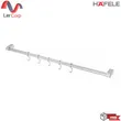 (HAFELE) Stainless Steel Rail with 5 Hooks Size 16 x 800mm (485.17.002) image 1