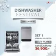 HAFELE เครื่องล้างจานแบบติดตั้งฝัง ซีรีย์ สมาร์ทเมท BUILT-IN DISHWASHER SMART MATE SERIES 495.06.530 รูปที่ 1