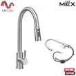 (MEX) ก๊อกผสมน้ำร้อน-เย็น สามารถปรับสายน้ำได้ 3 แบบ รุ่น TMS03S (สีสเตนเลส สตีล) รูปที่ 1