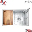 อ่างล้างจาน MEX TD Series 1 หลุม รุ่น TD76 ฟรี ก๊อกน้ำเย็น N262IX รูปที่ 1