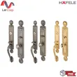 (Hafele) มือจับประตูซิงค์อัลลอยด์ พร้อมระบบมอร์ทิสล็อค รุ่นพรีเมียม (แบบ A) สีนิกเกิ้ลรมดำ  (499.94.120) รูปที่ 1