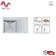อ่างล้างจาน รุ่น MIRACLE 860/510 LH รูปที่ 1