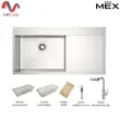 (Mex) ซิงค์ฝัง 1 หลุม 1 พัก รุ่น SQ1001L-MF รูปที่ 1