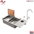 (Hafele) อ่างล้างจาน Workstation Sinks ขนาด 510 มม. + ก๊อกน้ำ CIRINO (495.07.718) รูปที่ 1