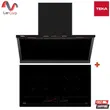 (Teka) เครื่องดูดควันกระโจม รุ่น DVW 97560 C 90 ซม. + เตาแม่เหล็กไฟฟ้า (Induction) 2 หัวเตา ควบคุมการทำงานระบบสไลด์สัมผัส IBC 7320 D รูปที่ 1